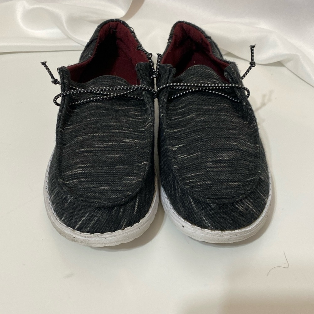 Ocean + Coast Delainy Black and White Slip-on Loafer Shoes
